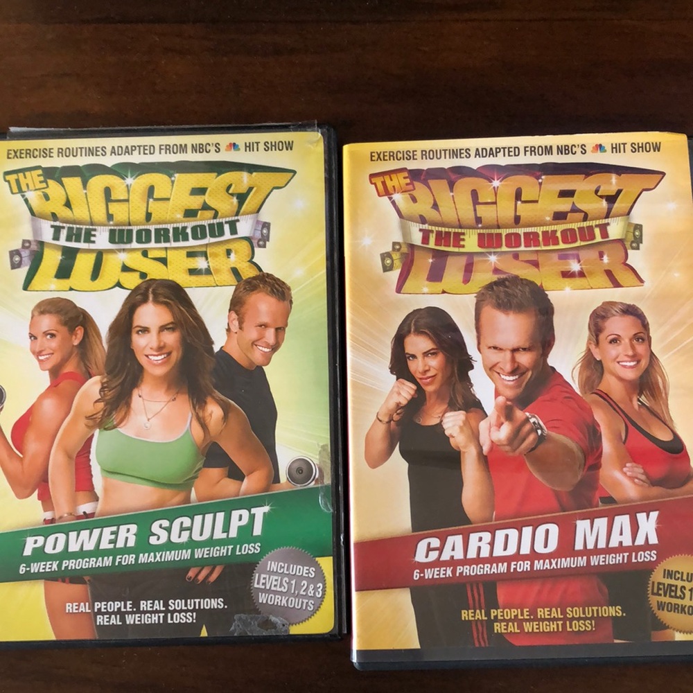 Set of 2 - The Biggest Loser workout dvd’s (2)